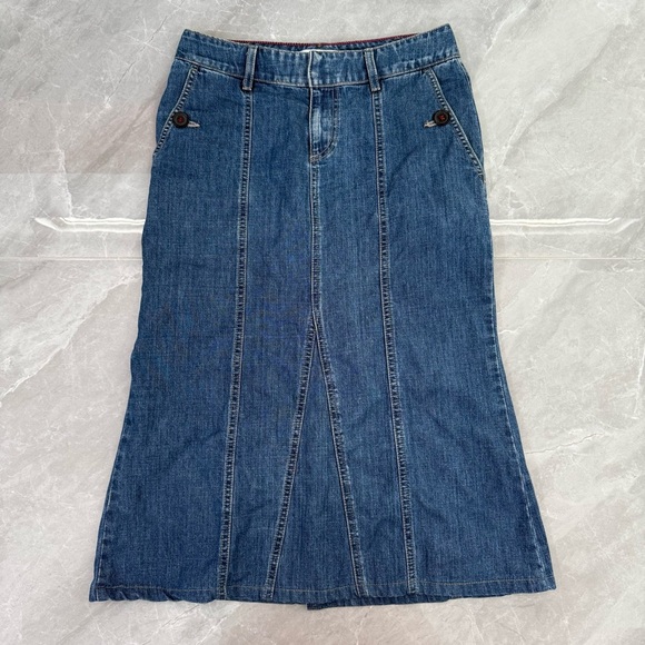Tommy Hilfiger Dresses & Skirts - Women’s Vintage Tommy Hilfiger Jeans 100% Cotton Denim Skirt Size 6 Buttons Y2K